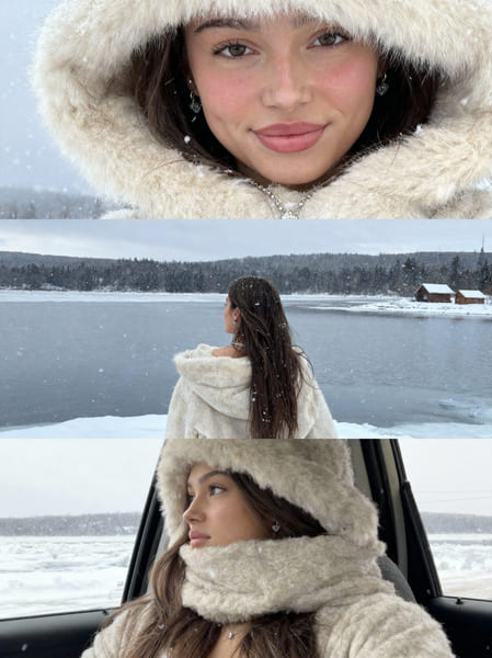 AI Snow Photo Generator natural effects