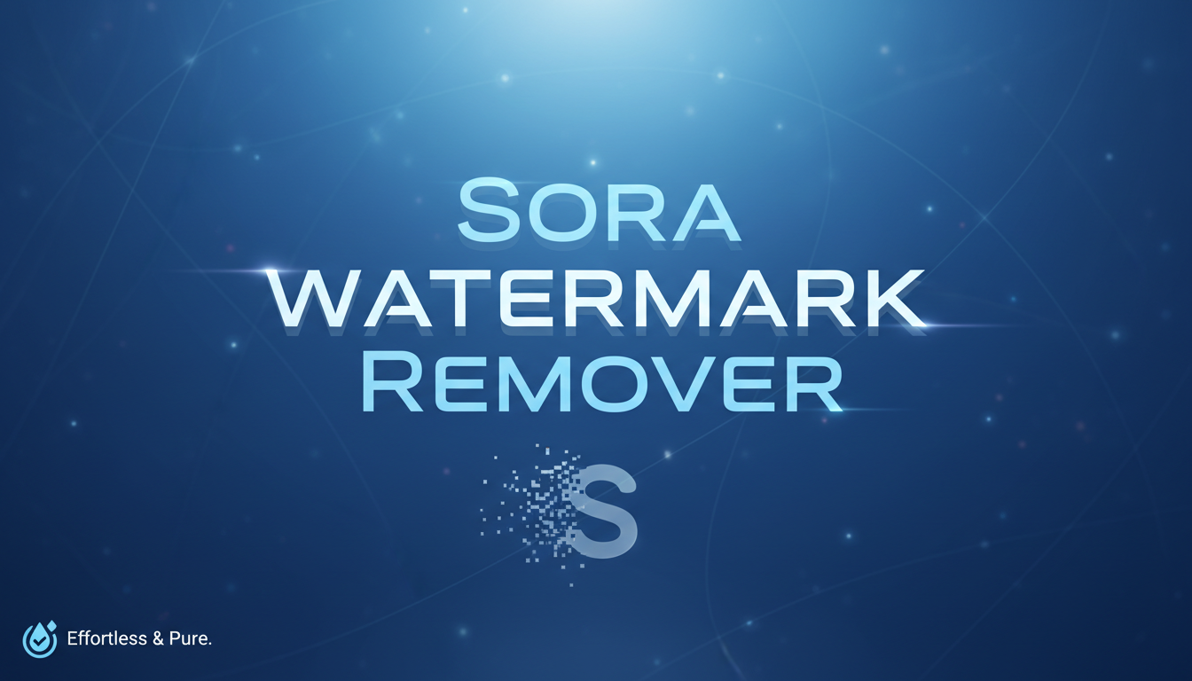 Sora Watermark Remover